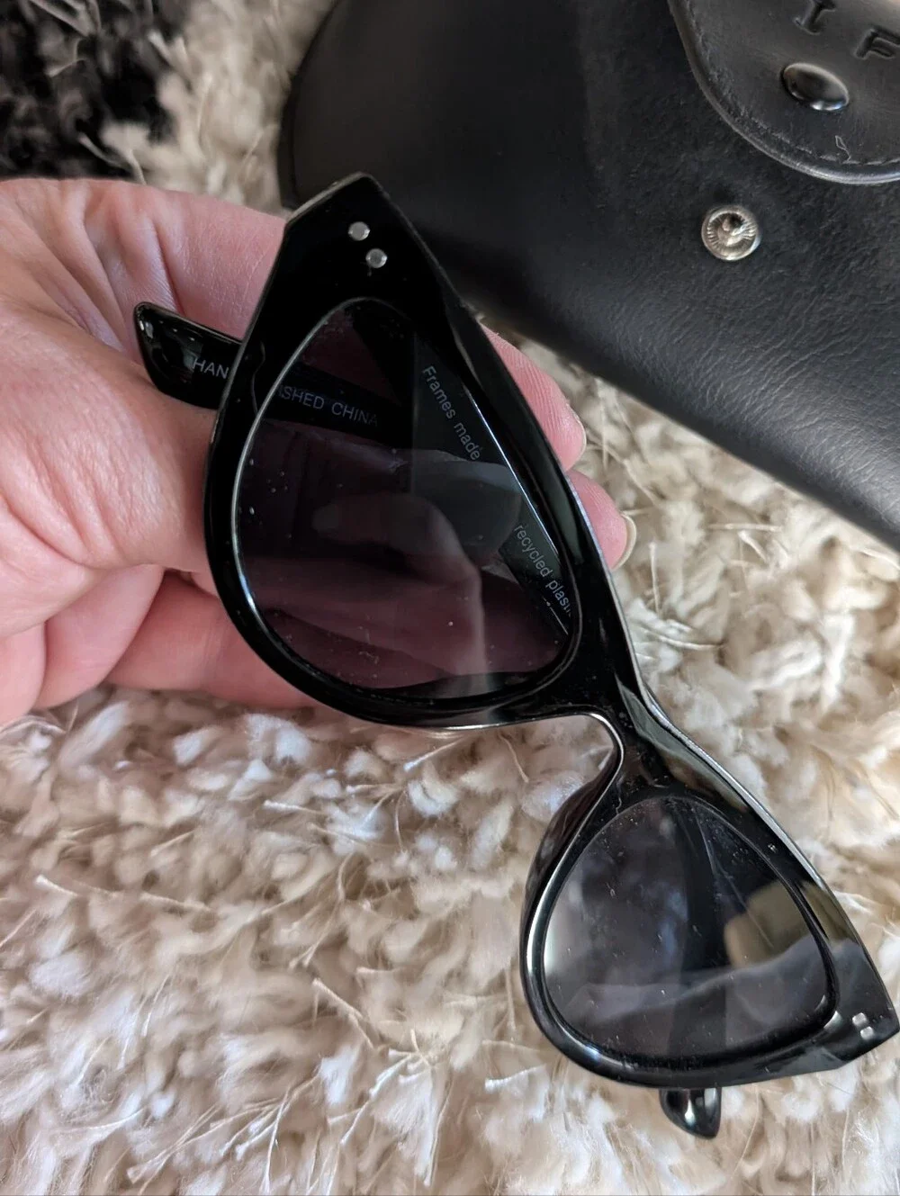 Black Cat Eye Sunglasses